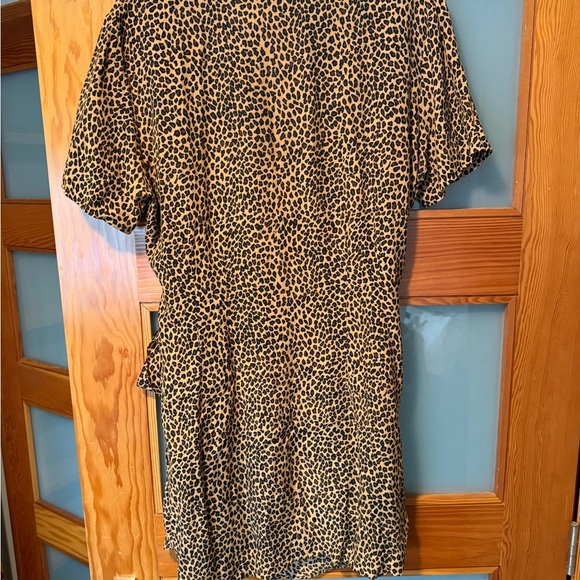 & Other Stories Animal Print Mini Dress - Picture 2 of 4